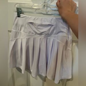 Small white tennis skirt